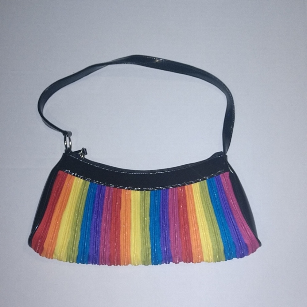 Rainbow Zipper Purse Evening Bag Clutch PRIDE